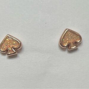 Kate Spade Earrings - rose gold